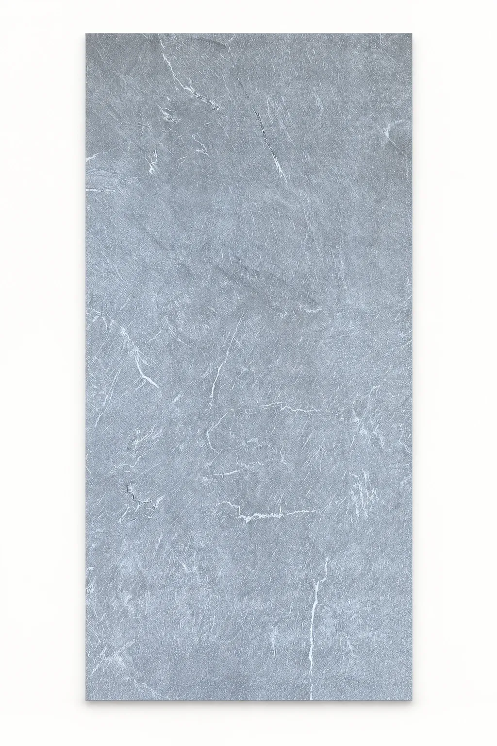A single Harrat Silver 120 x 60 cm porcelain tile in mineral grey stone effect, covering 0.72 m²