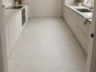 Safari Beige 120 × 60 cm Matt porcelain tile, kitchen floor, plain walls