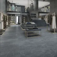 Harrat Anthracite 120 × 60 cm Matt porcelain tile, clothes shop floor