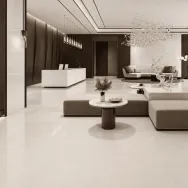 Pearl 40 × 90 cm Satin Matt porcelain tile, photo 1