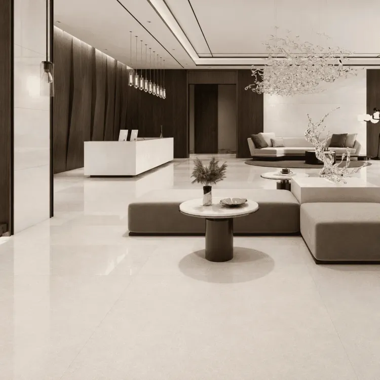 Pearl 40 × 90 cm Satin Matt porcelain tile, photo 1