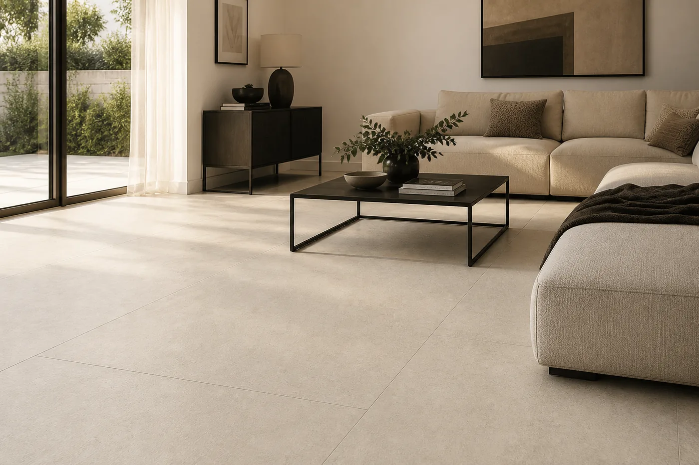 Cava Veins Beige porcelain floor, sold by the full pallet