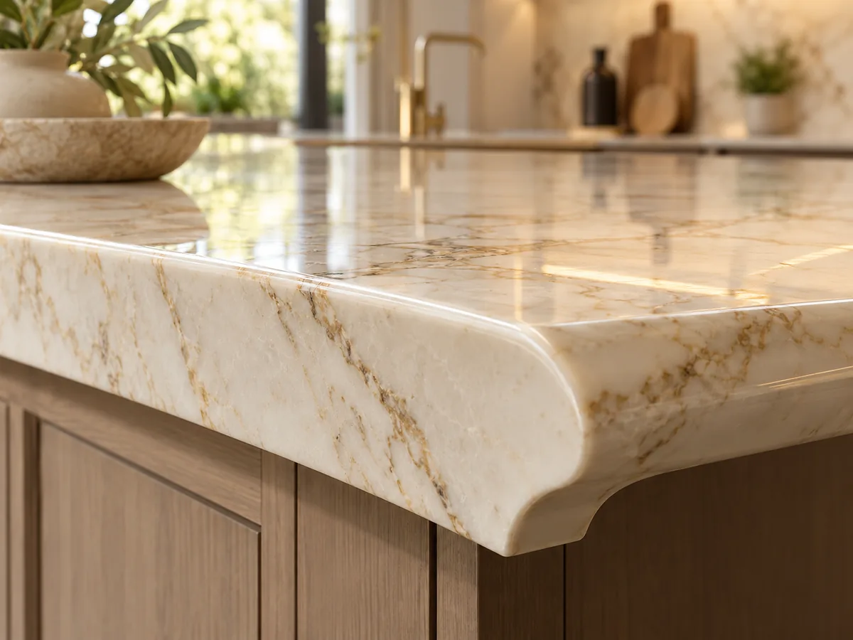 Bullnose worktop edge