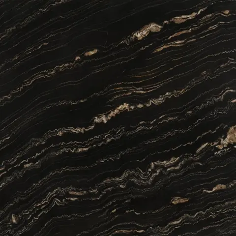 Nero Portoro Black Quartzite worktop